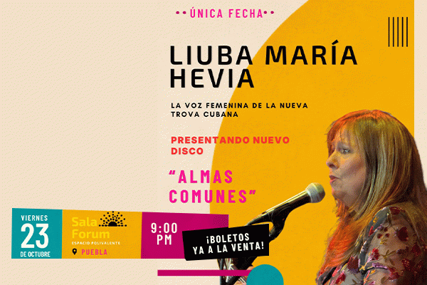 img_Liuba María Hevia  presentando nuevo disco ´Almas Comunes´